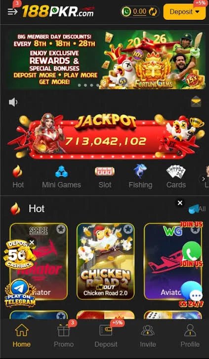 A mobile gaming illustration representing the 188PKR Game platform, including smartphone gaming, account access, and online entertainment features.