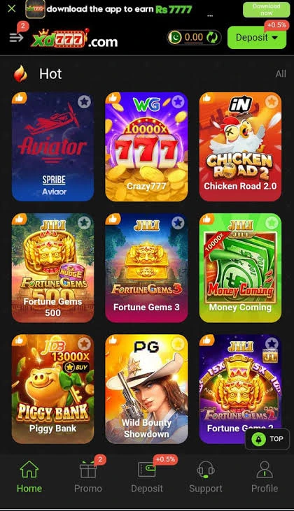 XD777 Game slots and live casino
